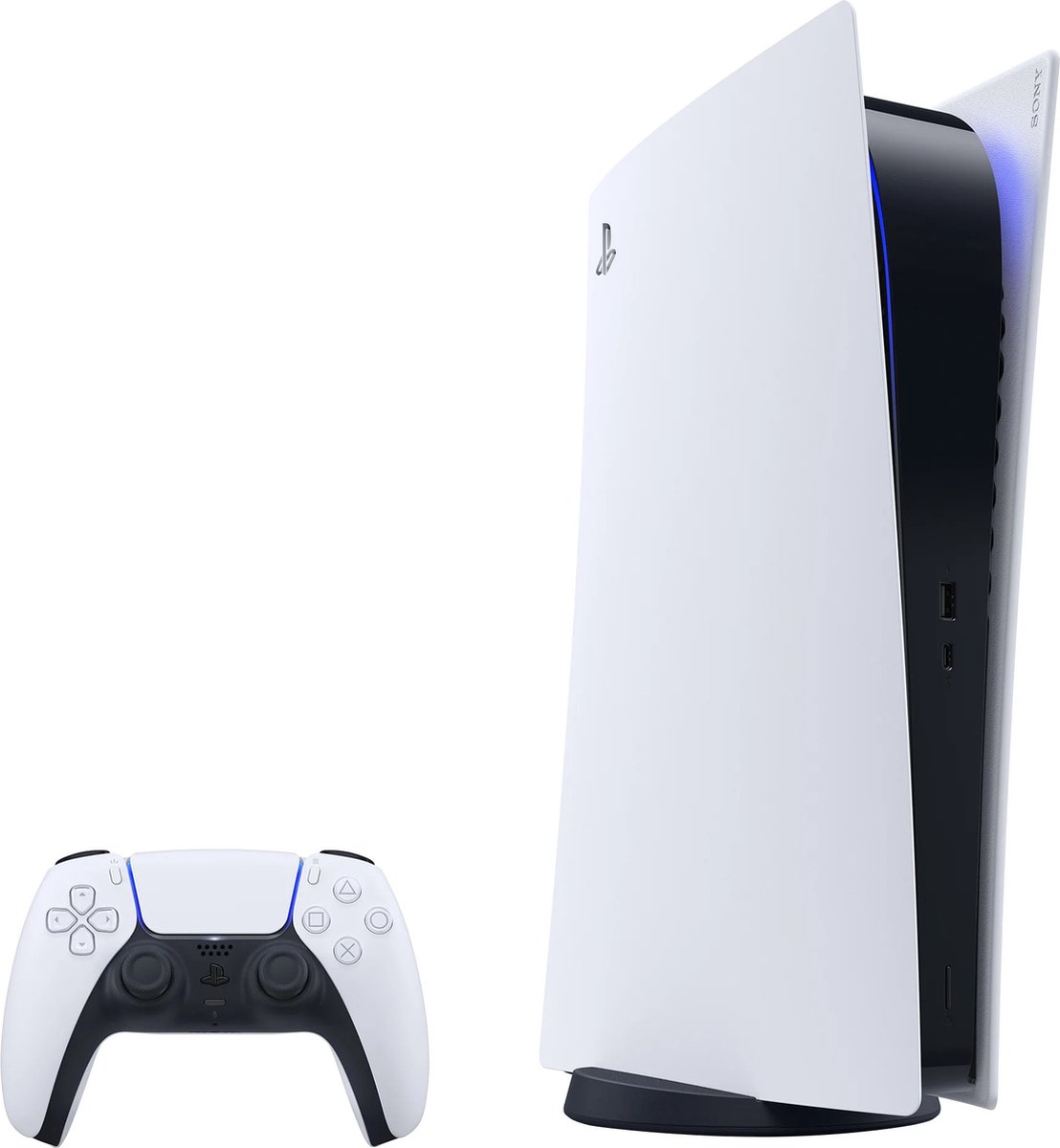 Sony PlayStation 5 Digital Edition 825 GB Wifi Zwart, Wit – foto 2