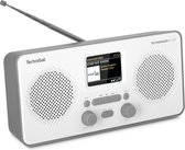 Techniradio 6 S IR draagbare DAB+ en internetradio - Stereo - Wi-Fi - Bluetooth - wit/grijs