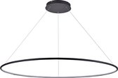 Cirkel lamp wit of zwart 64 W LED 120 cm