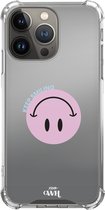 iPhone 13 Pro Case - Smiley Pink - Mirror Case