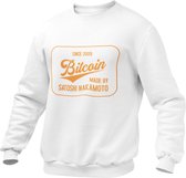 Crypto Kleding -Bitcoin Made By Satoshi Nakamoto #2 - Trader - Investing - Investeren - Aandelen - Trui/Sweater