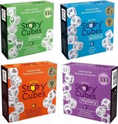 Spellenbundel - Dobbelspel - 4 Stuks - Rory's Story Cubes Actions, Primal, Original & Mystery