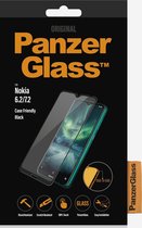 PanzerGlass Case Friendly Gehard Glas Screenprotector Geschikt voor Nokia 6.2 - Zwart