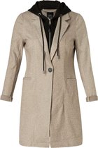 YEST Oflin Essential Blazer - Taupe/Soft Sand - maat 38