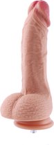 Realistische Dildo 22 cm Lang Stevig Flexibel Soft Skin Q-A-Connector