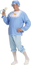 Widmann - Grote Baby Kostuum - Volwassen Baby Jongen - Man - blauw - XL - Carnavalskleding - Verkleedkleding