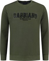 Gabbiano Trui Sweater Met Ronde Hals 771754 Army 502 Mannen Maat - XXL