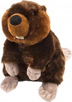 knuffel bever junior 30 cm pluche bruin