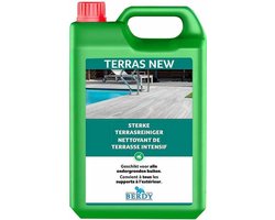 Terras New - Sterke terrasreiniger - ALLE ONDERGRONDEN - Berdy - 5 L