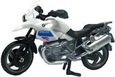 BMW R1200 GS motorfiets Police 6,5 cm staal wit (1049)