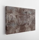 Canvas schilderij - Abstract Wall Tile And wallpaper Decorative Creative Grunge Background Texture Design.  -     1720961758 - 115*75 Horizontal