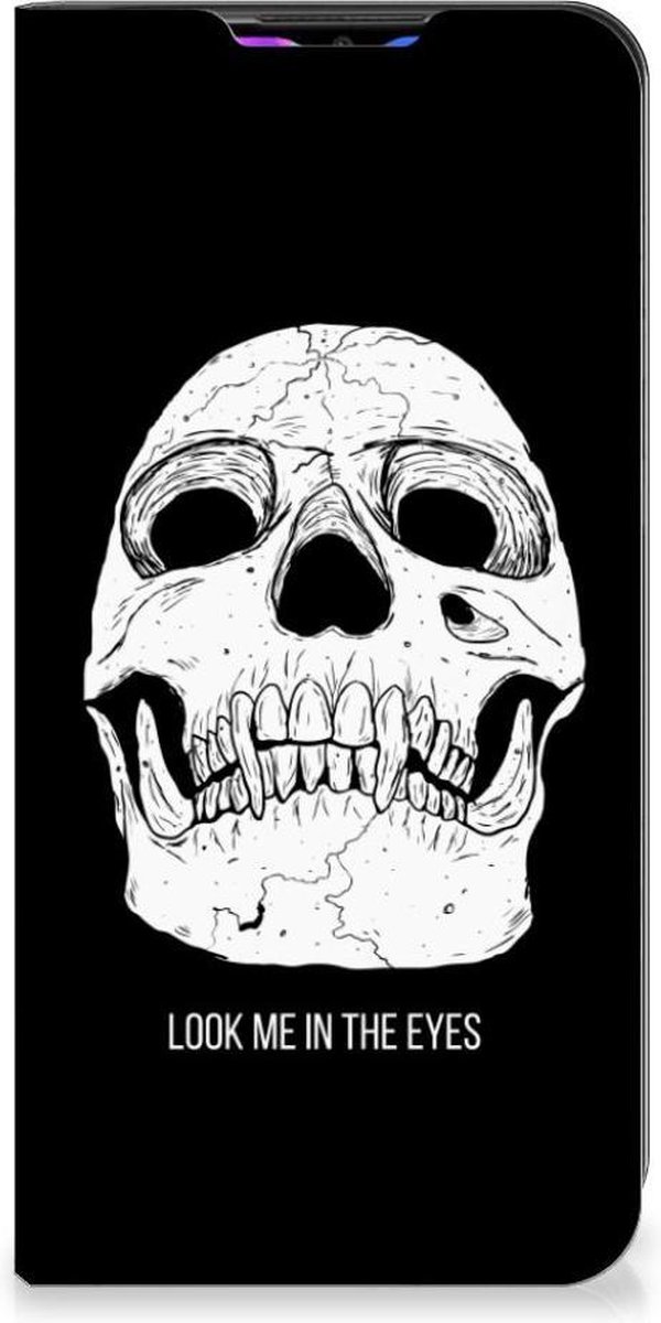 Mobiel BookCase Xiaomi Redmi 9 Skull Eyes