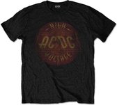 AC/DC Heren Tshirt -2XL- High Voltage Vintage Zwart