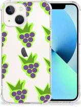Case Geschikt voor iPhone13 GSM Hoesje met doorzichtige rand Druiven