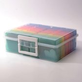 Vaessen Creative Opbergbox – 37,50 x 30 x 13 cm – Incl. 16 Cassettes