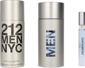 Carolina Herrera 212 Nyc Men Lote 3 Pcs