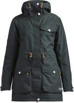 ColourWear Track Parka W - Ski jas - Dames - Donker Groen - Maat L