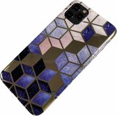 Apple iPhone 7 Plus / 8 Plus - Silicone zacht hoesje Luna blauw - Geschikt voor
