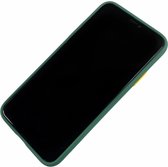 Apple IPhone 11 Pro - Silicone Transparante Hard Hoesje Daan Donkergroen - Geschikt Voor Apple -