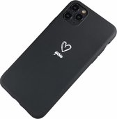 Apple iPhone 6 / 6s - love you zacht hoesje Eva zwart - Geschikt voor