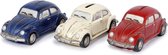 Spaarpot VW-kever 12,5x4,5x4,5cm (1 stuk) assorti