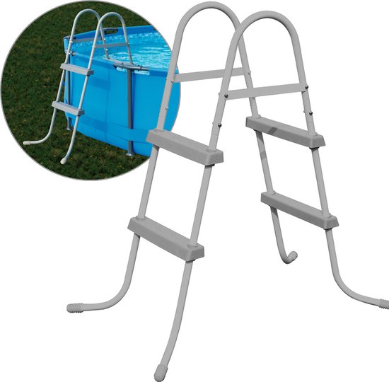 Zwembadladder 84 cm/ 2 treden