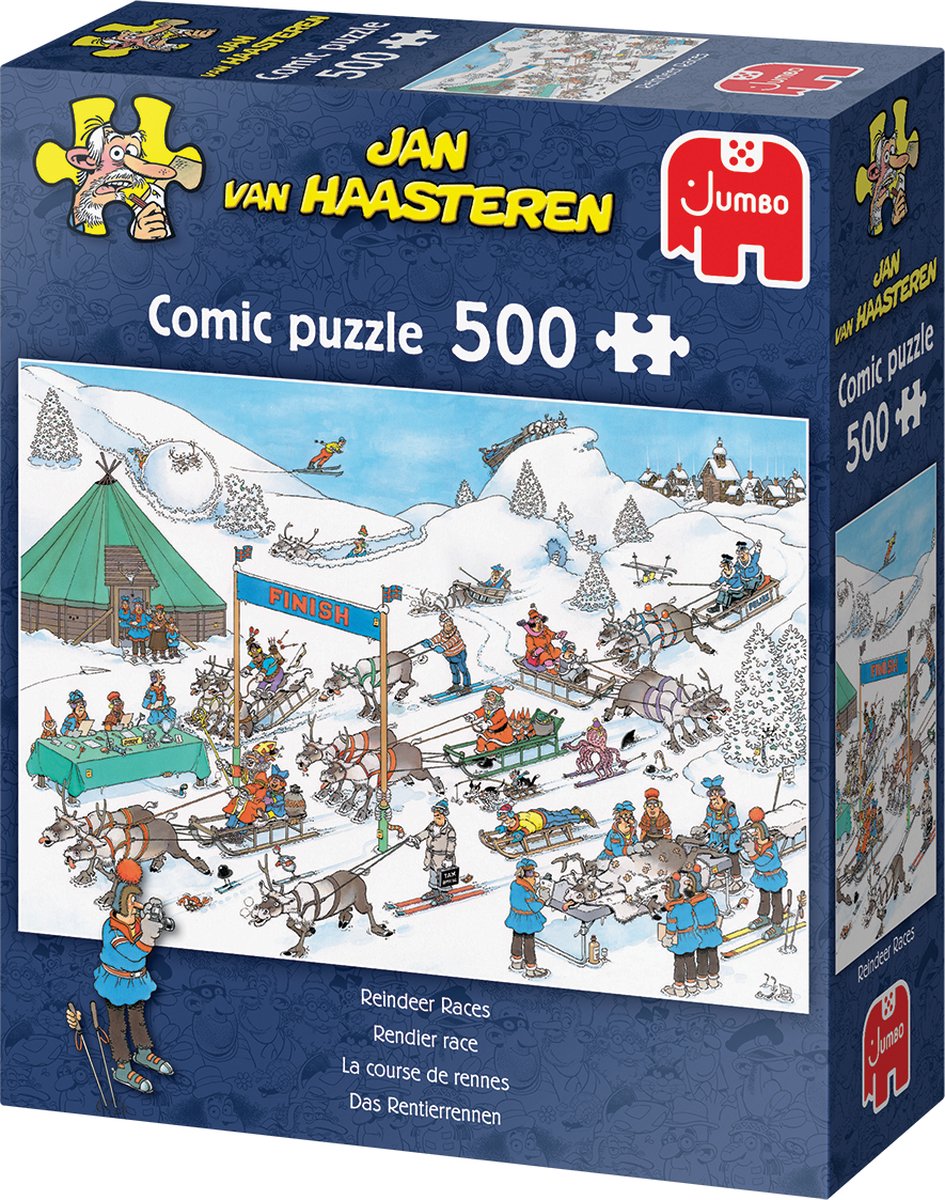 Jan van Haasteren Rendier Race puzzel - 500 stukjes | bol