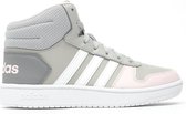 Adidas Hoops Mid 2.0 K Sneakers Grijs/Roze Kinderen - Maat 38,5