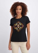 Tramontana | T-Shirt Kilim Artwork | Black | Maat L