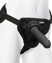 Smooth Vibrating Pleasure Set - Black - Strap On Dildos