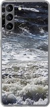Geschikt voor Samsung Galaxy S21 hoesje - Noordzee - Water - Golven - Siliconen Telefoonhoesje