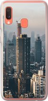 Geschikt voor Samsung Galaxy A20e hoesje - New York - Skyline - Amerika - Siliconen Telefoonhoesje