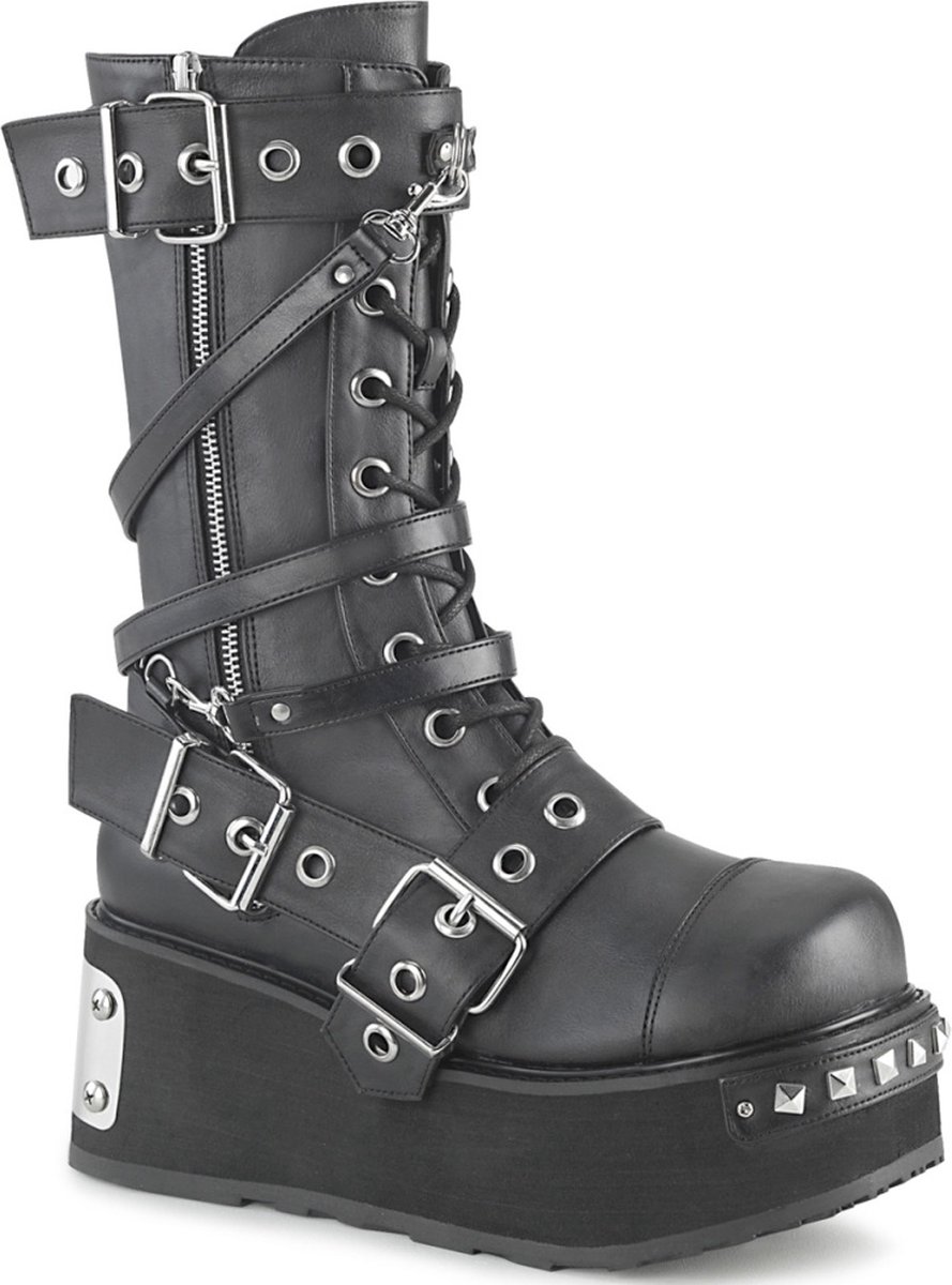 DemoniaCult TRASHVILLE-250 Plateau Laarzen 46 Shoes Zwart