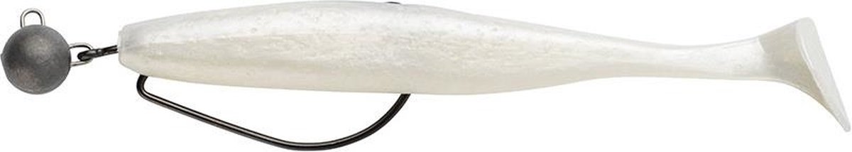 Swimy Cheburashka Rig 7g & Pompei Shad 10cm - Kleur : White