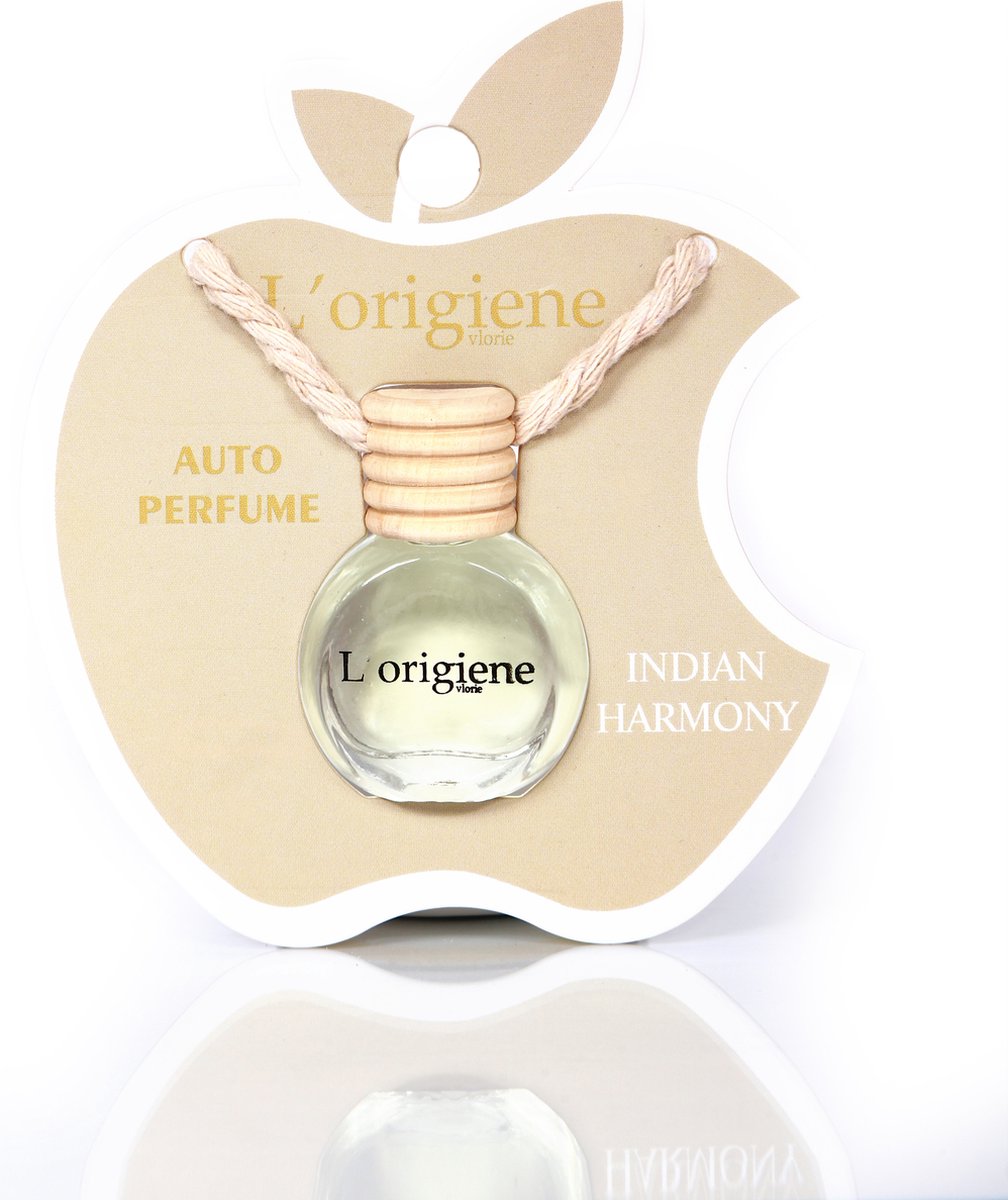 L'origiene Autogeur Indian Harmony Auto Parfum | Auto Luchtverfrisser | Auto Verfrisser Zoete Autogeur 10ml- Geurhanger
