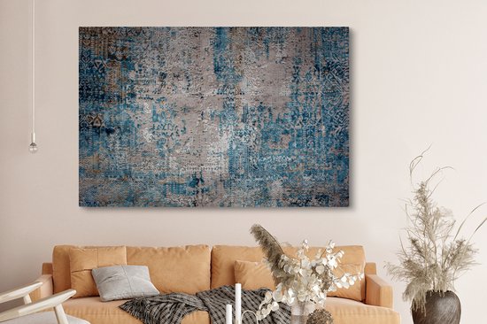 Toile Peinture Tapis Salon - Tapis - Motifs - 180x120 cm - Décoration murale XXL