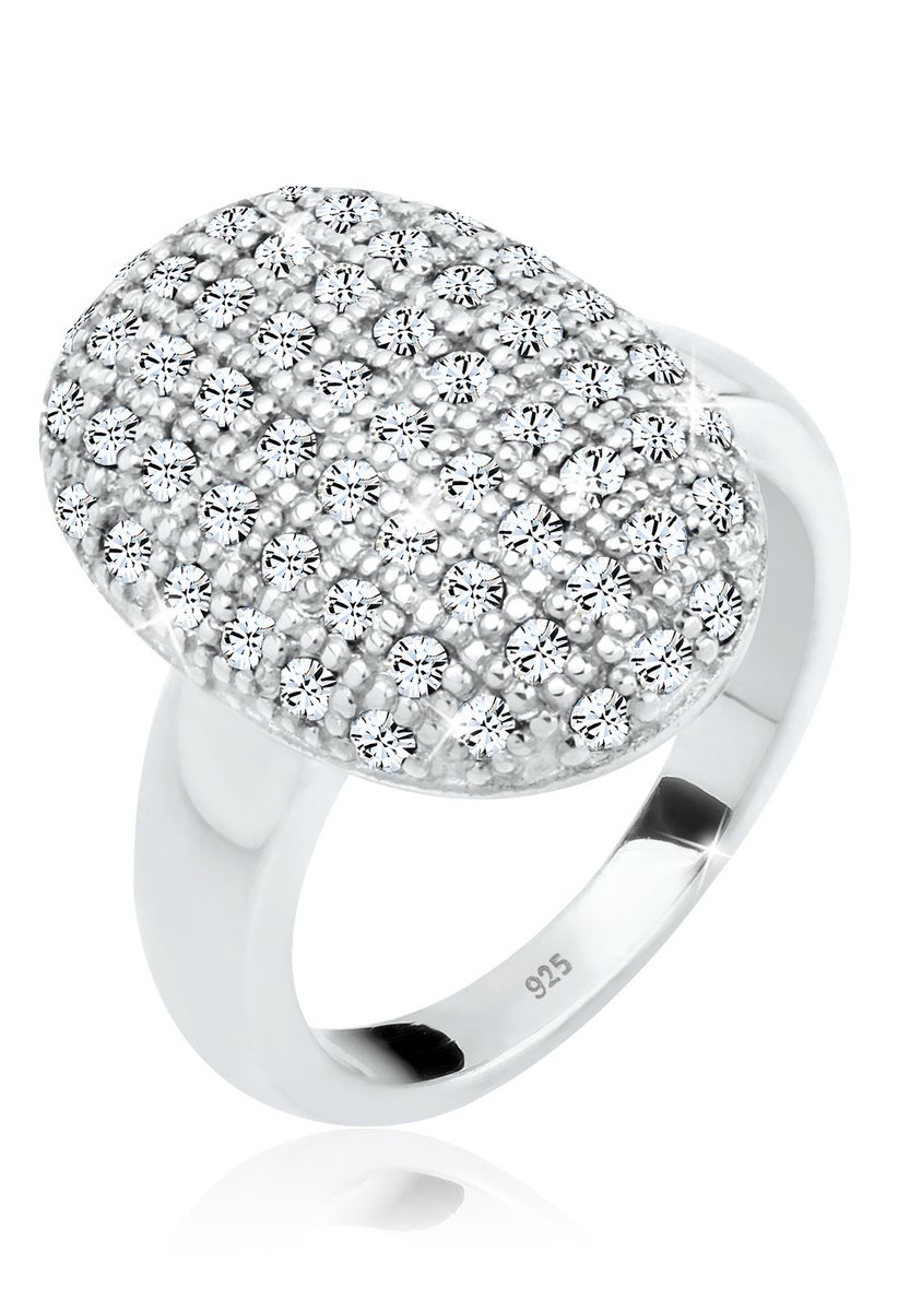 Elli PREMIUM Dames Ring dames met kristallen in 925 sterling zilver