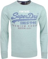 Superdry - Heren Trui - Vintage Logo Tri Sweatshirt - Groen
