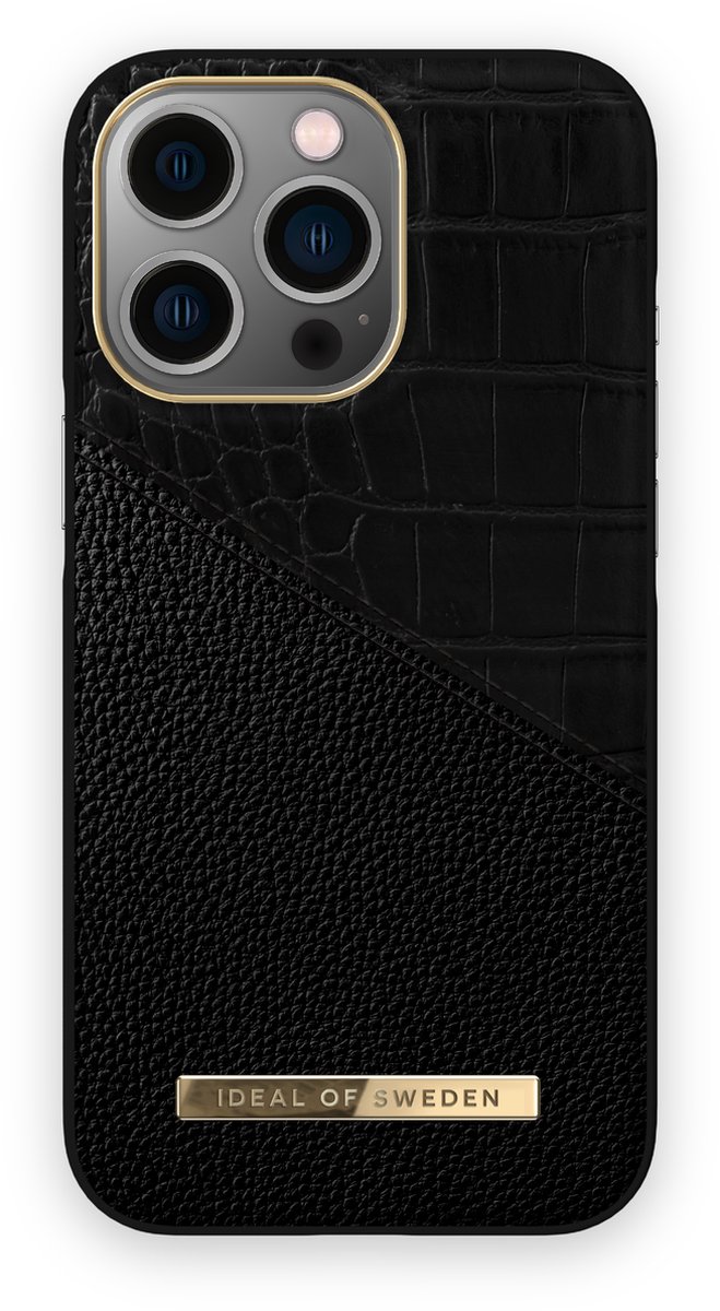 iDeal of Sweden Fashion Case Atelier iPhone 13 Pro Nightfall Croco