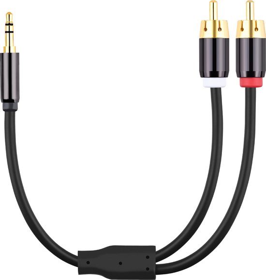 Garpex® Jack 3.5mm naar tulp kabel - RCA kabel naar Jack 3.5mm - RCA kabel  Auto -... | bol.com