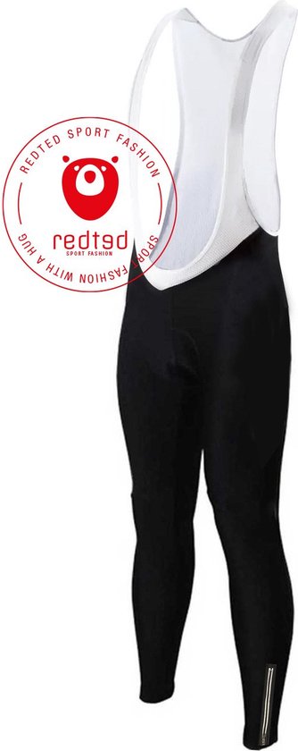 Lange Wielerbroek - REDTED - Zwart (5XL)