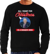 Putin All I want for Christmas foute Kerst trui - zwart - heren - Kerst sweater / Kerst outfit L