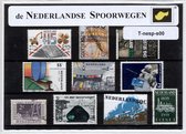 de Nederlandse Spoorwegen – Luxe postzegel pakket (A6 formaat) : collectie van verschillende postzegels van de Nederlandse Spoorwegen – kan als ansichtkaart in een A6 envelop - authentiek cadeau - kado - geschenk - kaart