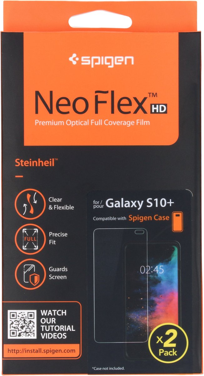 Spigen Note 10 Plus Pre Installed Screen Protector Galaxy S10 Plus