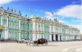 Het Winterpaleis van de Hermitage in Sint-Petersburg - Foto op Forex - 45 x 30 cm