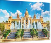 Museu Nacional d'Art de Catalunya in Barcelona - Foto op Plexiglas - 90 x 60 cm