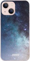 6F hoesje - geschikt voor iPhone 13 - Transparant TPU Case - Milky Way #ffffff