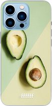 6F hoesje - geschikt voor iPhone 13 Pro Max - Transparant TPU Case - Avocado Aficionado #ffffff