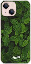 6F hoesje - geschikt voor iPhone 13 Mini -  Transparant TPU Case - Jungle Greens #ffffff