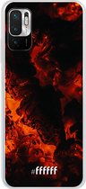 6F hoesje - geschikt voor Xiaomi Redmi Note 10 5G -  Transparant TPU Case - Hot Hot Hot #ffffff